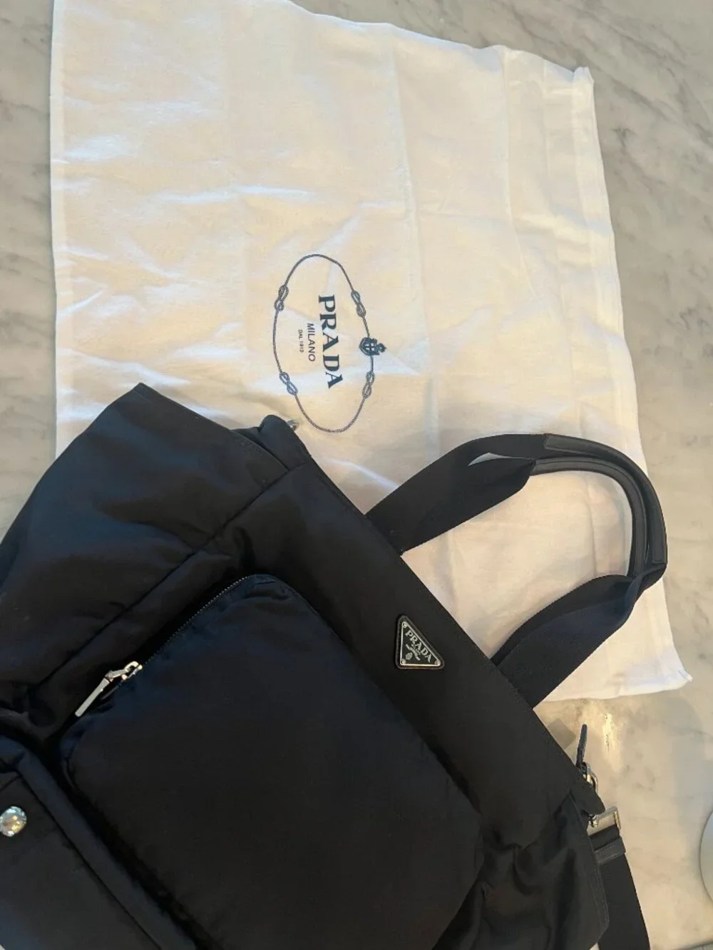 Prada Re-Nylon baby bag